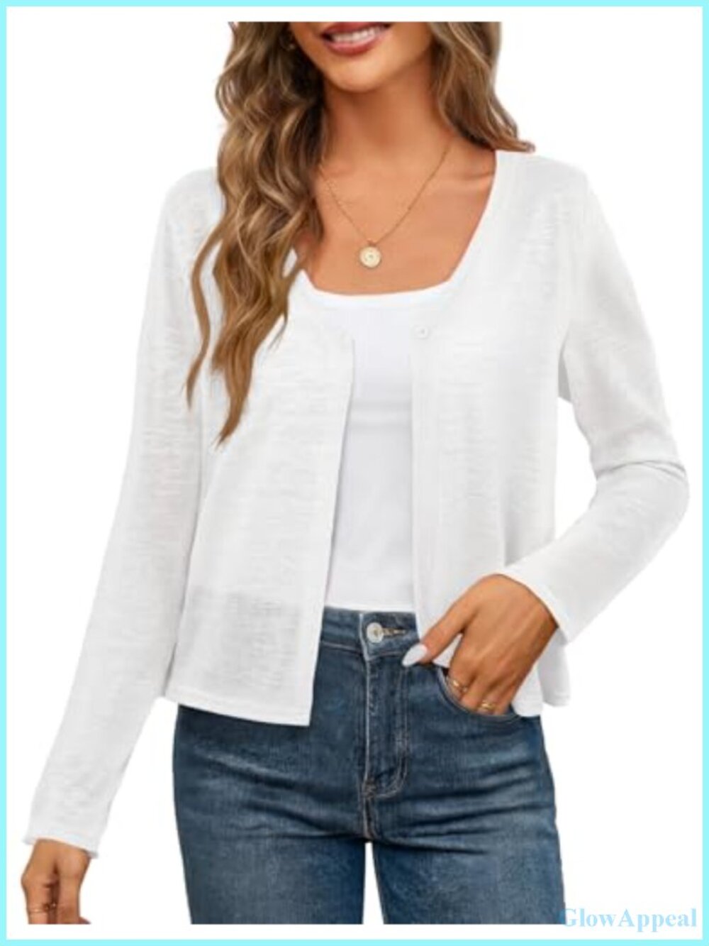 Women's Lightweight Knit Cardigan V-Neck Sheer Summer Cover Up